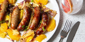 Sausage and orange fennel salad recipe