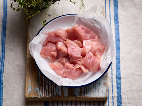 Diced Turkey Breast, Previously Frozen