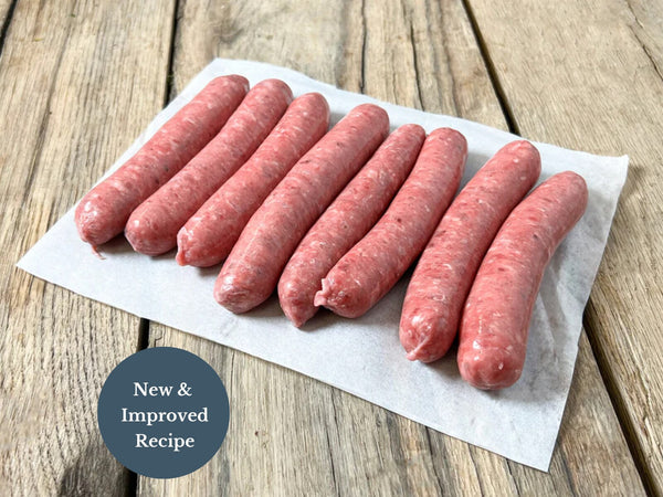 Beef Chipolatas with Cracked Black Pepper